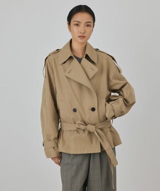 GRACE CONTINENTAL オーバーショートトレンチ