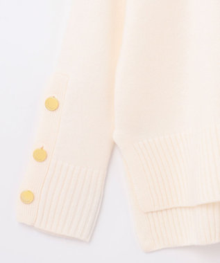 GRACE CONTINENTAL メリノウールニットトップ ホワイト