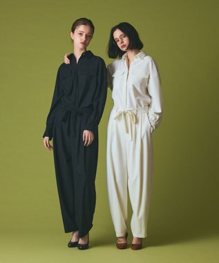 GRACE CONTINENTAL ウールミリタリーシャツ ブラック