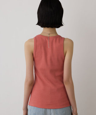 GRACE CONTINENTAL テレコカットトップ レッド