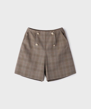 GRACE CONTINENTAL ダブルボタンショートパンツ マルチ