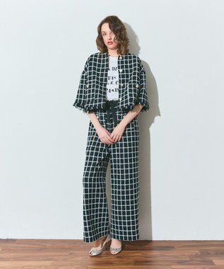 GRACE CONTINENTAL ハーフスリーブツイードジャケット