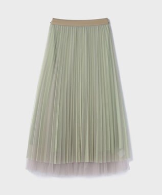 GRACE CONTINENTAL チュールリバーシブルスカート ベージュ