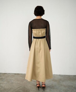 GRACE CONTINENTAL トレンチジャンパースカート ベージュ