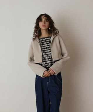 GRACE CONTINENTAL パーカーコンビトレンチ ベージュ