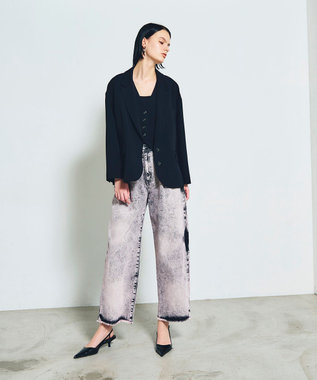 GRACE CONTINENTAL トリアセショートジレ ブラック