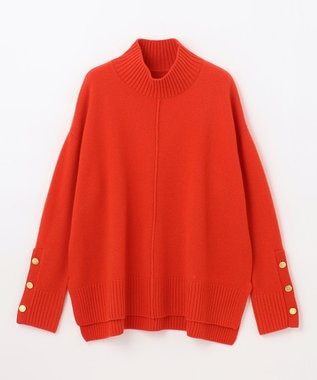 GRACE CONTINENTAL メリノウールニットトップ レッド