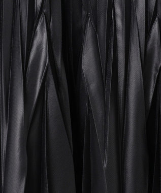 GRACE CONTINENTAL トリコットプリーツスカート ブラック