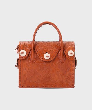 グレースコンチネンタル カービングバック SquareBoston BAG / GRACE CONTINENTAL | GRACE CONTINENTAL