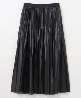 GRACE CONTINENTAL トリコットプリーツスカート ブラック