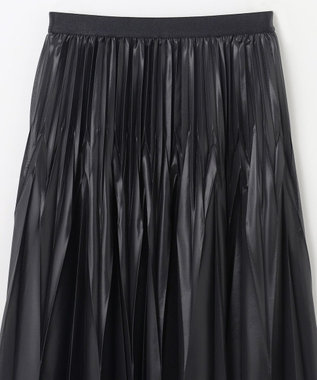 GRACE CONTINENTAL トリコットプリーツスカート ブラック