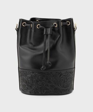 GRACE CONTINENTAL Drawstring Bag ブラック