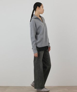 GRACE CONTINENTAL スムースニットトップ　 グレー