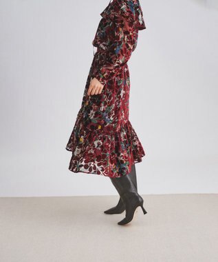 ☆新品☆GRACE CONTINENTAL ベロアプリーツ スカート☆ボルドー 切替プリーツスカート / GRACE CONTINENTAL | GRACE CONTINENTAL
