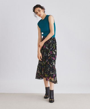 GRACE CONTINENTAL - 2020ss GRACE CONTINENTAL ベルト付ティアードブラウス trim_ofgrc_iteme6b97a48417a11e