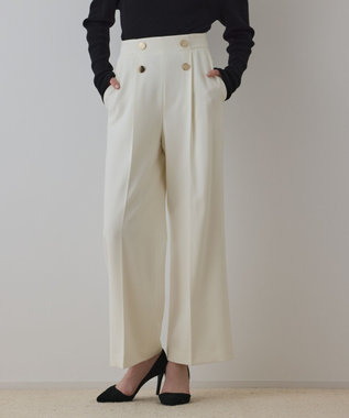 GRACE CONTINENTAL ダブルクロスマリンパンツ