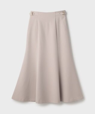 GRACE CONTINENTAL バックルマーメイドスカート ベージュ