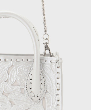 GRACE CONTINENTAL SquareMiniBagMT シルバー