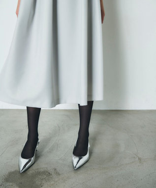 GRACE CONTINENTAL ツイルタックワンピース ライトグリーン