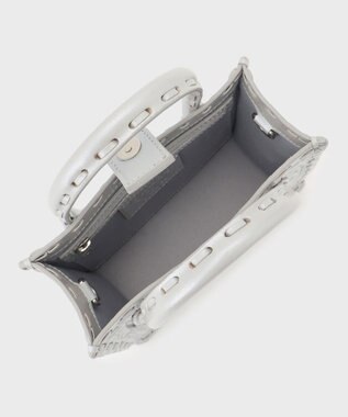 GRACE CONTINENTAL SquareMiniBagMT シルバー SquareMiniBagMT / GRACE CONTINENTAL | GRACE CONTINENTAL