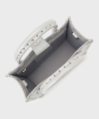 GRACE CONTINENTAL SquareMiniBagMT シルバー