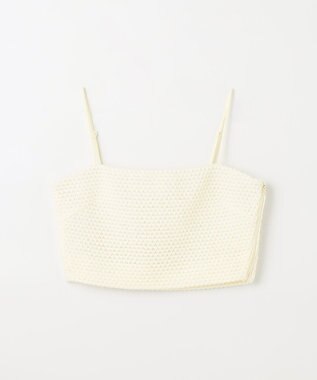 GRACE CONTINENTAL ニットライクレースビスチェ キナリ