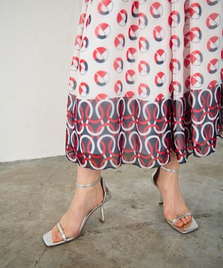 GRACE CONTINENTAL マリンニットワンピース ネイビー