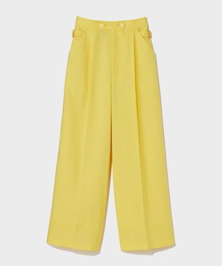 GRACE CONTINENTAL マリンワイドパンツ イエロー