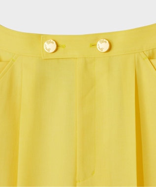 GRACE CONTINENTAL マリンワイドパンツ イエロー