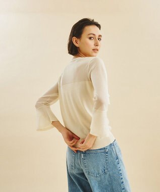フリルシアーコンビトップ / GRACE CONTINENTAL | GRACE