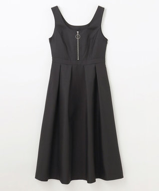 GRACE CONTINENTAL ツイルタックワンピース ブラック