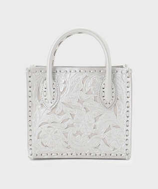 GRACE CONTINENTAL SquareMiniBagMT シルバー