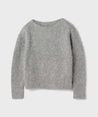 GRACE CONTINENTAL オーバーニットトップ グレー