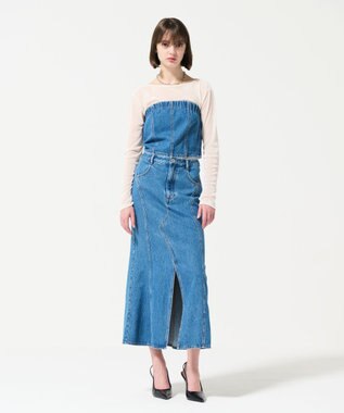 GRACE CONTINENTAL デニムビスチェ インディゴ