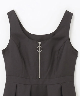 GRACE CONTINENTAL ツイルタックワンピース ブラック