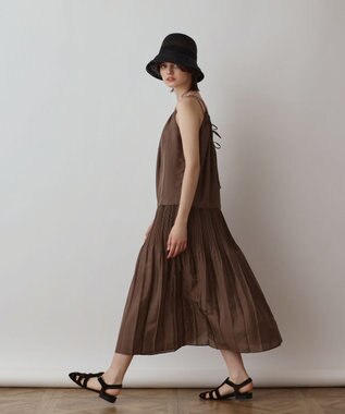 GRACE CONTINENTAL ブライトキャミワンピース ブラウン