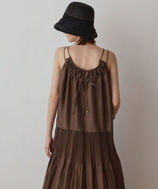 GRACE CONTINENTAL ブライトキャミワンピース ブラウン