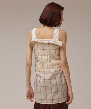 GRACE CONTINENTAL オーガン2WAYシャツ ベージュ