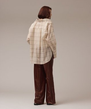 GRACE CONTINENTAL オーガン2WAYシャツ ベージュ