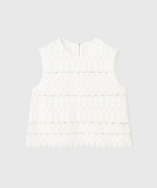 GRACE CONTINENTAL キカレースビジュートップ ホワイト