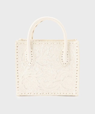 GRACE CONTINENTAL SquareMiniBagMT パールホワイト