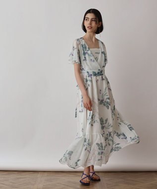 GRACE CONTINENTAL プリントセパレートワンピース キナリ