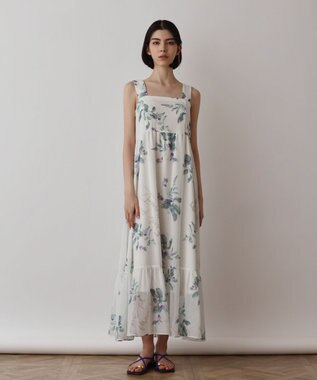 GRACE CONTINENTAL プリントセパレートワンピース キナリ