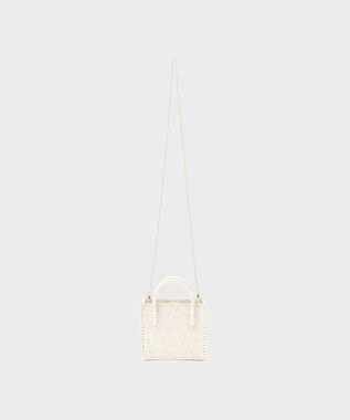 GRACE CONTINENTAL SquareMiniBagMT パールホワイト