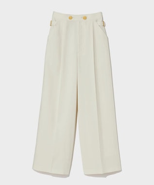 GRACE CONTINENTAL マリンワイドパンツ ホワイト