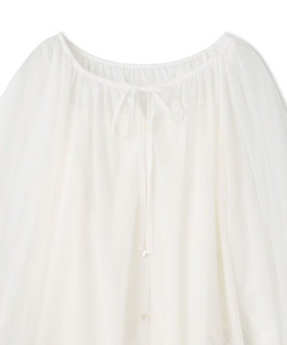 GRACE CONTINENTAL チュール2WAYトップ ホワイト