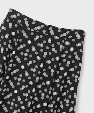 GRACE CONTINENTAL ドットオパールスカート ブラック