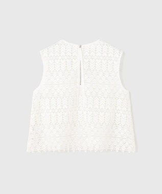 GRACE CONTINENTAL キカレースビジュートップ ホワイト