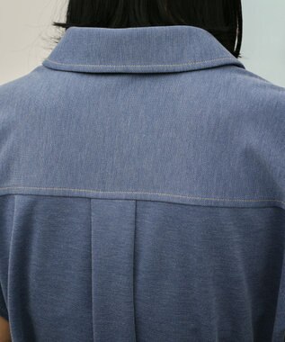 GRACE CONTINENTAL ジャージワークシャツ ブルー