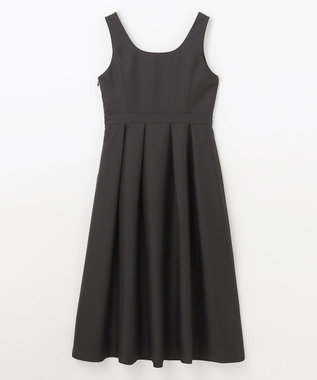 GRACE CONTINENTAL ツイルタックワンピース ブラック